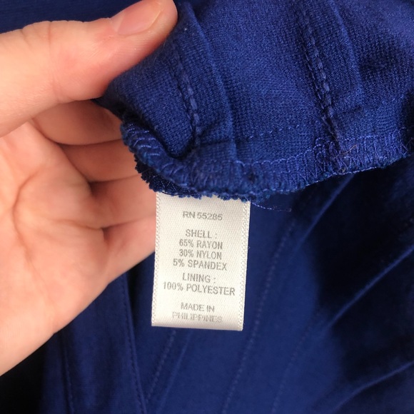 Express Royal Blue Cocktail Dress Size Large - Picture 7 of 7